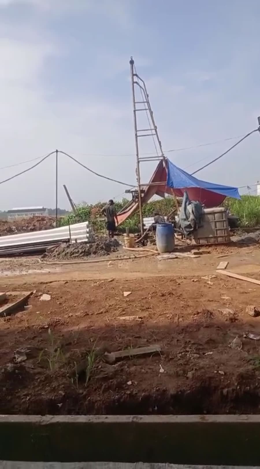 Video proses pengeboran sumur 3